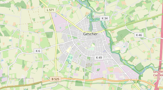 Anhänger auf Karte