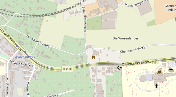 Anhänger auf Satellitenbild