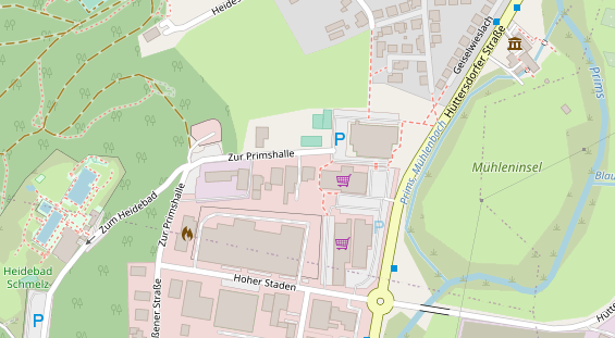 Anhänger auf Satellitenbild