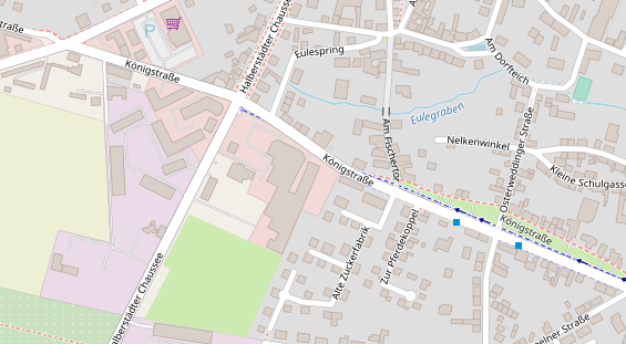 Anhänger auf Satellitenbild