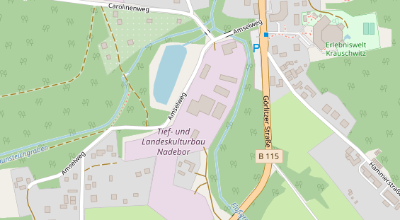 Anhänger auf Satellitenbild