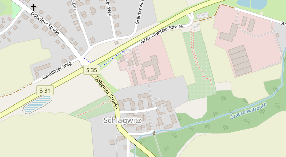 Anhänger auf Satellitenbild