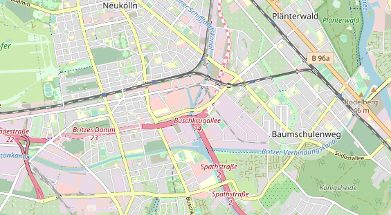 Anhänger auf Karte