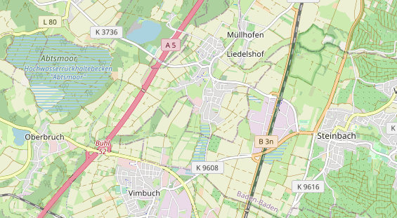 Anhänger auf Karte
