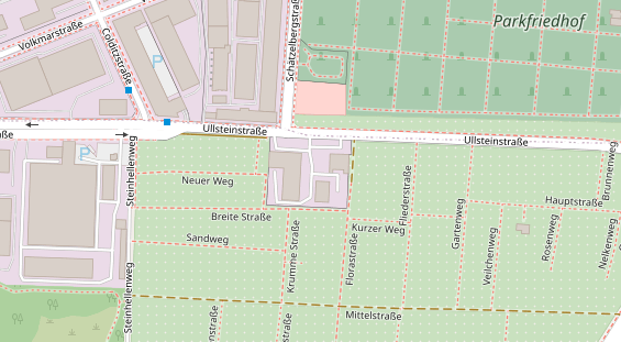 Anhänger auf Satellitenbild