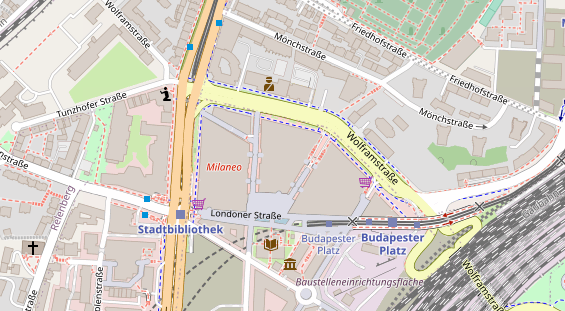 Anhänger auf Satellitenbild