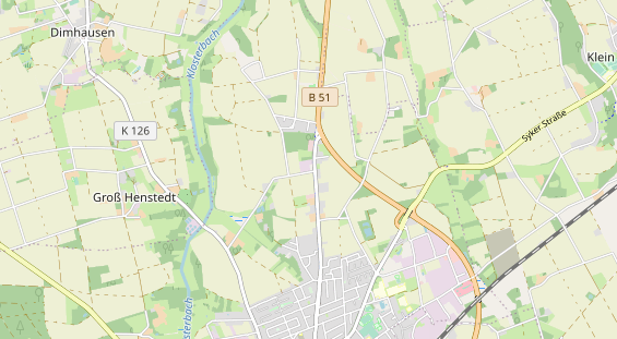 Anhänger auf Karte