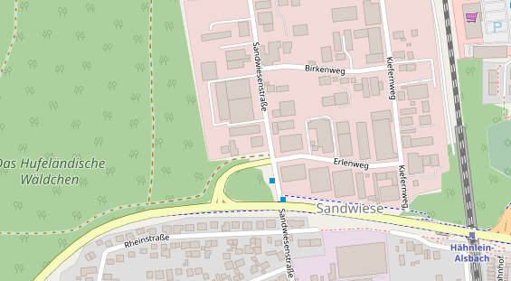 Anhänger auf Satellitenbild