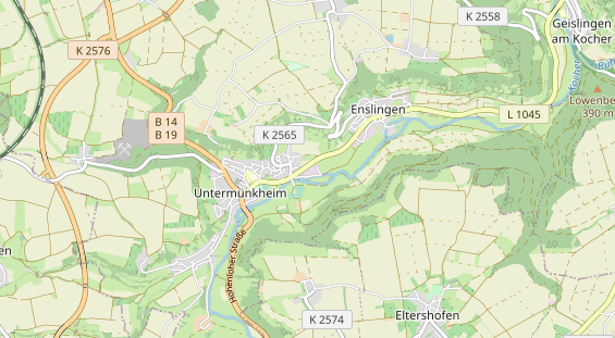 Anhänger auf Karte
