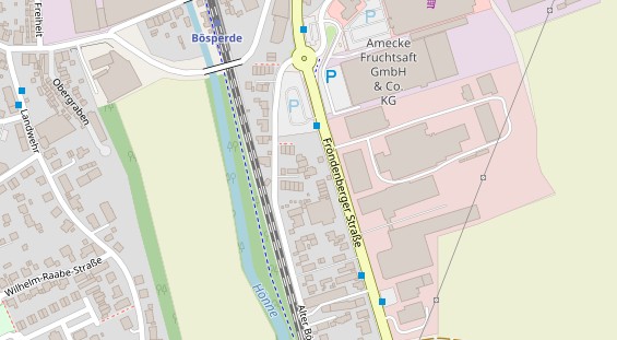 Anhänger auf Satellitenbild