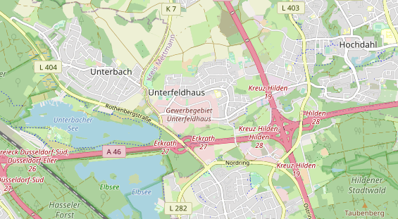 Anhänger auf Karte