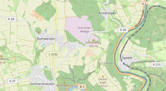Anhänger auf Karte