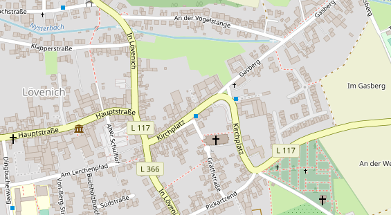 Anhänger auf Satellitenbild