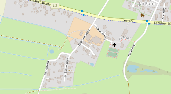 Anhänger auf Satellitenbild