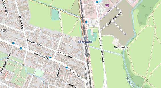 Anhänger auf Satellitenbild