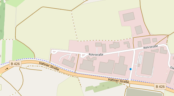 Anhänger auf Satellitenbild