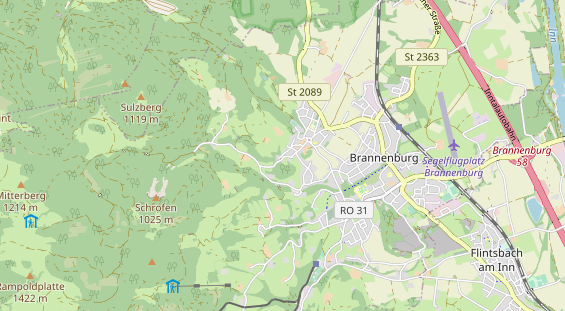 Anhänger auf Karte