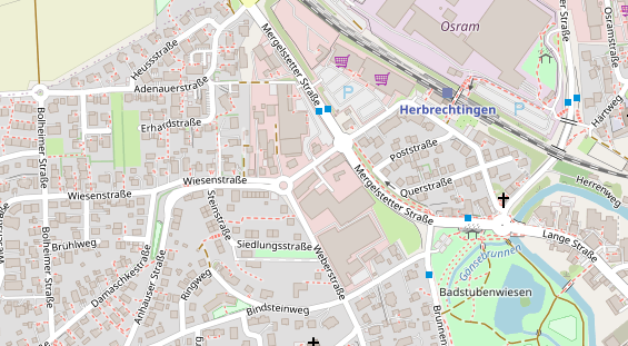 Anhänger auf Satellitenbild