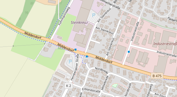 Anhänger auf Satellitenbild