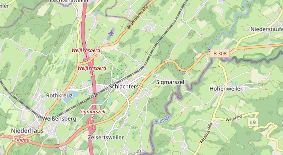 Anhänger auf Karte