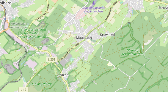 Anhänger auf Karte