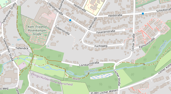 Anhänger auf Satellitenbild