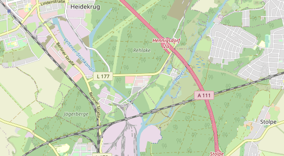 Anhänger auf Karte
