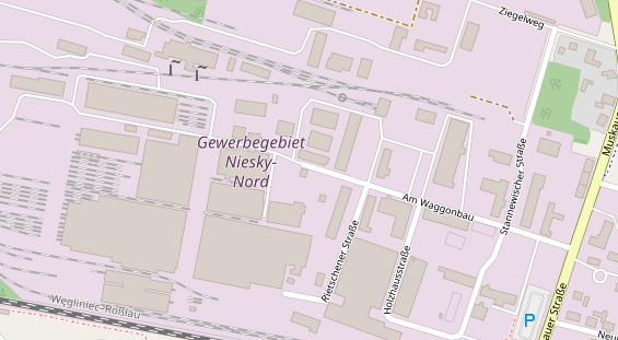 Anhänger auf Satellitenbild