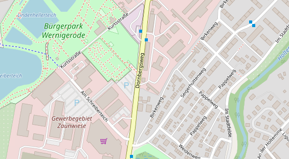 Anhänger auf Satellitenbild