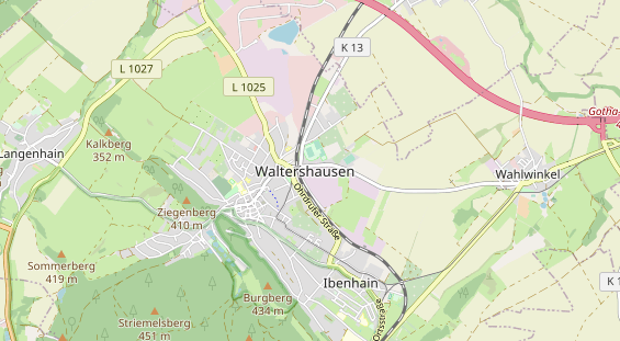 Anhänger auf Karte