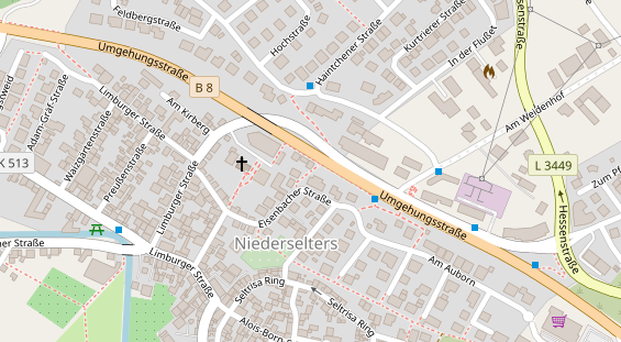 Anhänger auf Satellitenbild