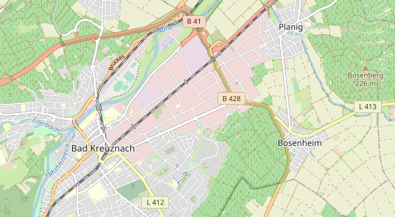 Anhänger auf Karte