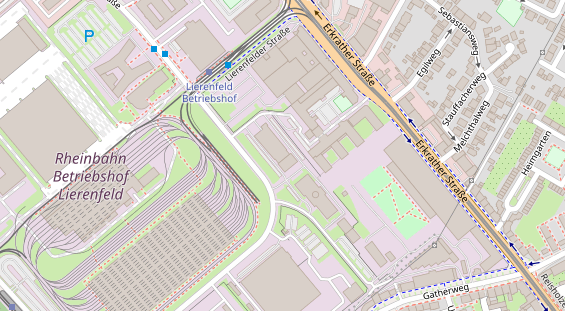 Anhänger auf Satellitenbild