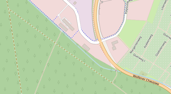 Anhänger auf Satellitenbild