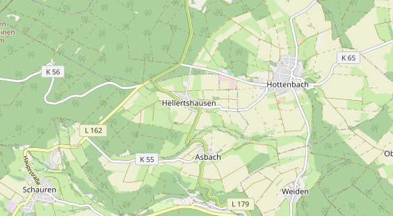 Anhänger auf Karte
