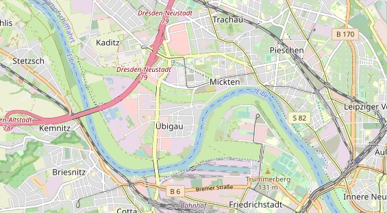 Anhänger auf Karte