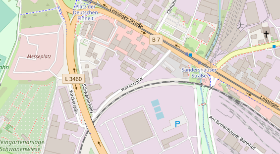Anhänger auf Satellitenbild