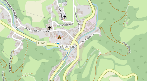 Anhänger auf Satellitenbild