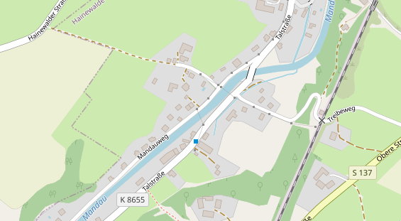 Anhänger auf Satellitenbild