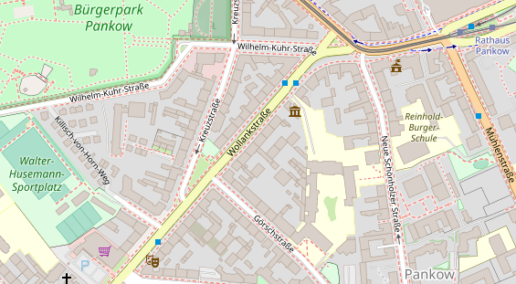 Anhänger auf Satellitenbild