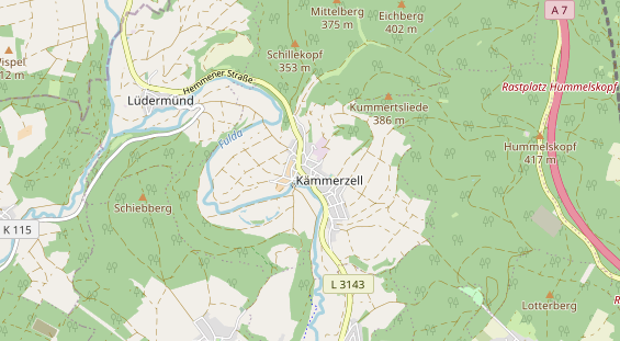 Anhänger auf Karte