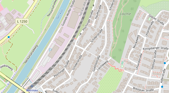 Anhänger auf Satellitenbild