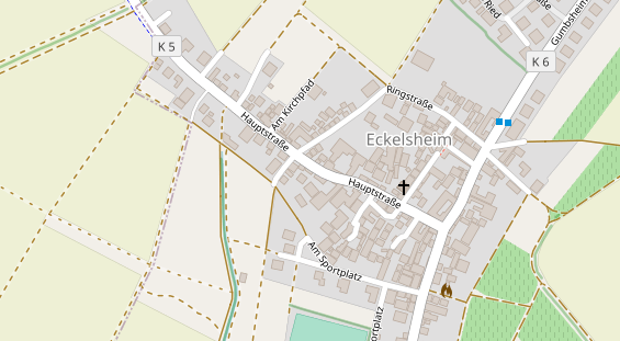 Anhänger auf Satellitenbild