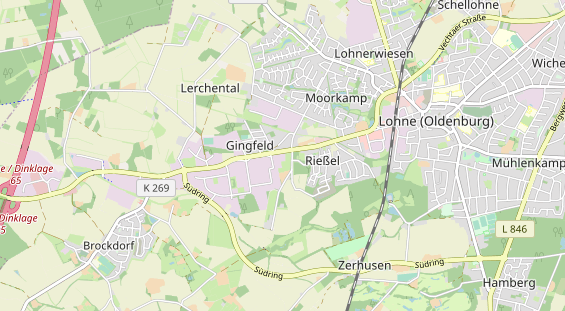 Anhänger auf Karte