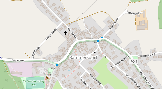 Anhänger auf Satellitenbild