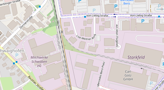 Anhänger auf Satellitenbild