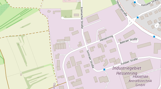 Anhänger auf Satellitenbild