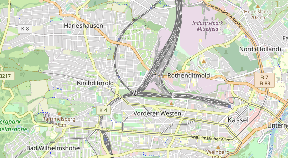 Anhänger auf Karte