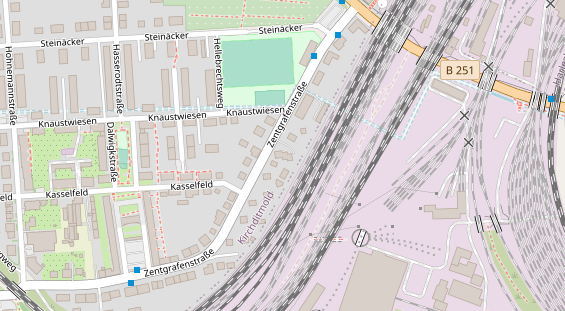 Anhänger auf Satellitenbild