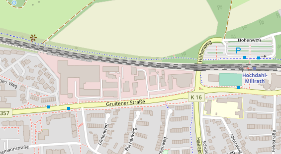 Anhänger auf Satellitenbild